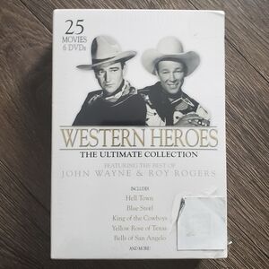 Western Heroes The Ultimate Collection    6 DVD Set John Wayne Roy Rogers
